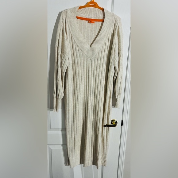 Only Cream Long Sleeve Dress - Picture 2 of 7